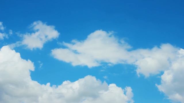 Летние Бегущие облака. Синее небо | Футажи красивая природа [FullHD] смотреть онлайн