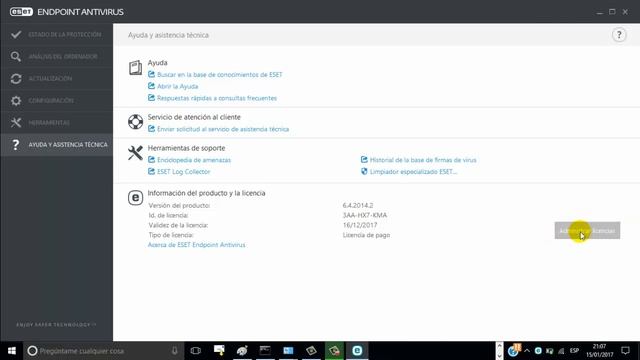 Cambiar licencia (codigo de activacion, usuario, contraseña, etc) en Eset NOD32 смотреть онлайн