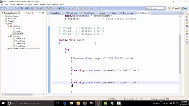 Multiple Process Using Multi Threading Concepts in Java Programs смотреть онлайн