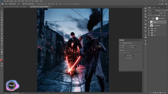 I Create Zombie Killer Movie Poster Manipulation ( Photoshop Tutorial ) смотреть онлайн