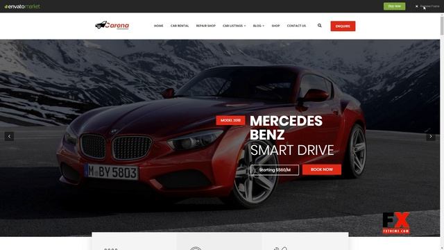 Carena - Car Dealer Rental and Automative WordPress Theme Tristr смотреть онлайн