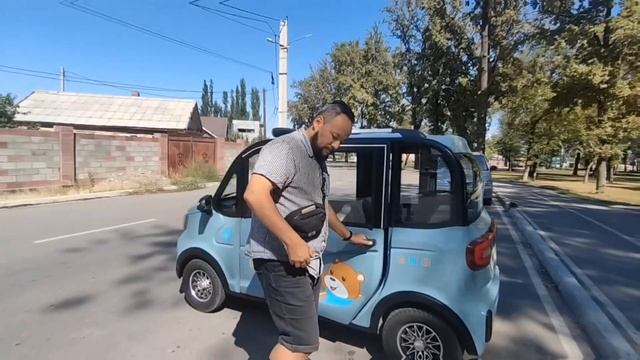 Обзор Электромобиля из Китая за 3000$.На Электромобиле можно ездить без прав. #электромобиль#машин смотреть онлайн