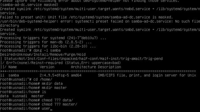 Instalasi dan Konfigurasi File Server (Samba) Pada Debian 10 Buster смотреть онлайн