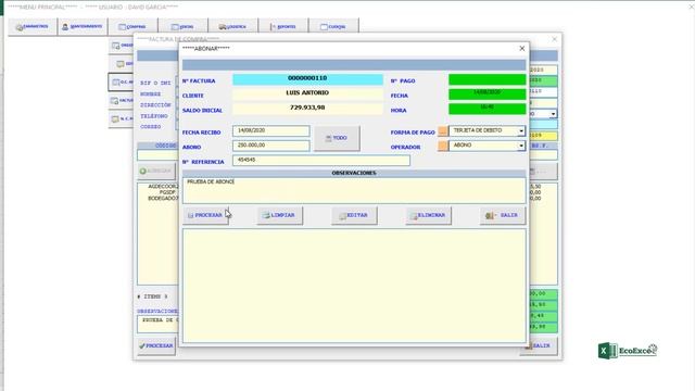 Sistema de Facturación - Versión Excel & SQLite смотреть онлайн