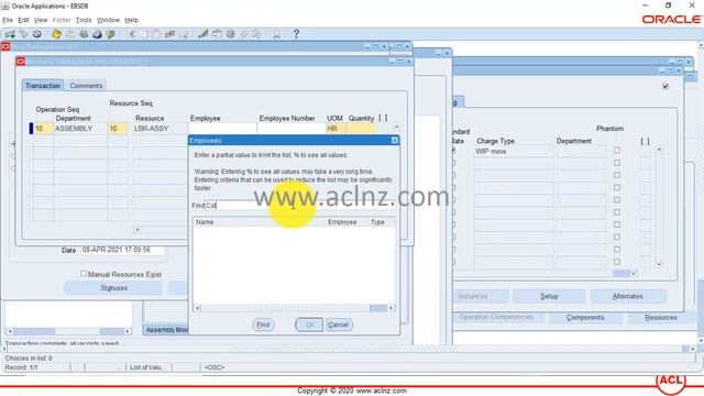 How to manually charge Resources in WIP Discrete Job Assembly? (On Oracle EBS Release 12.2.x) смотреть онлайн