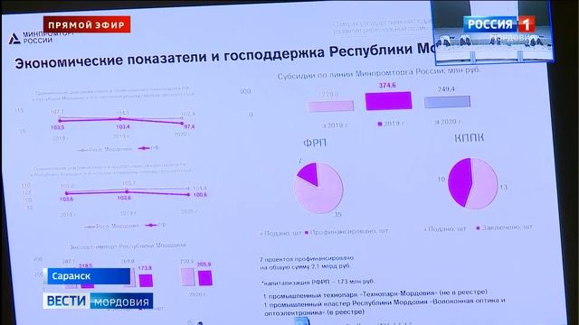 Промышленники Мордовии сегодня подвели итоги года смотреть онлайн