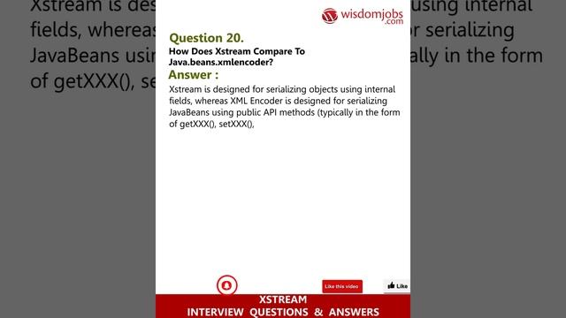 XStream Interview Questions and Answers 2019 Part-2 | Xstream | Wisdom IT Services смотреть онлайн