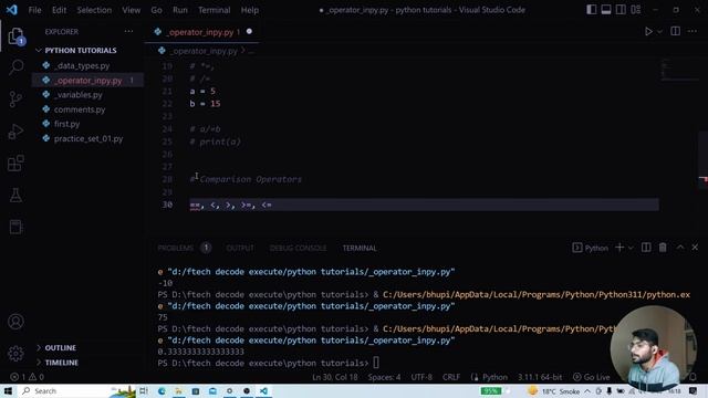 What are Operators in Python | The Ultimate Guide To Python Programming Language #10 смотреть онлайн