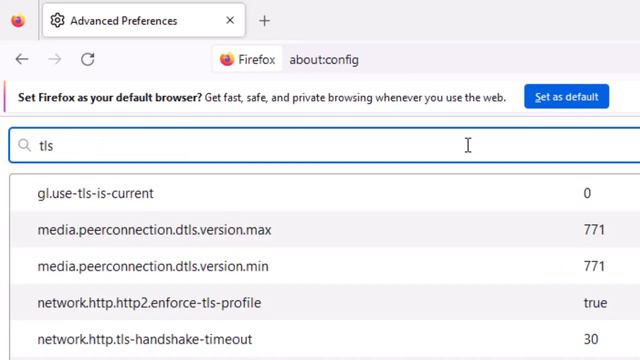 How To Change TLS Version In Mozilla Firefox