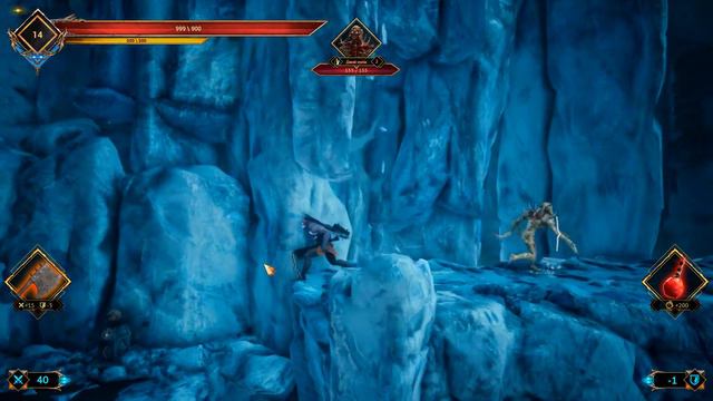 Demon Skin Ледяная Пещера Первый Босс #2 смотреть онлайн
