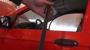 Как снять-установить переднее боковое стекло, Hyundai Getz.