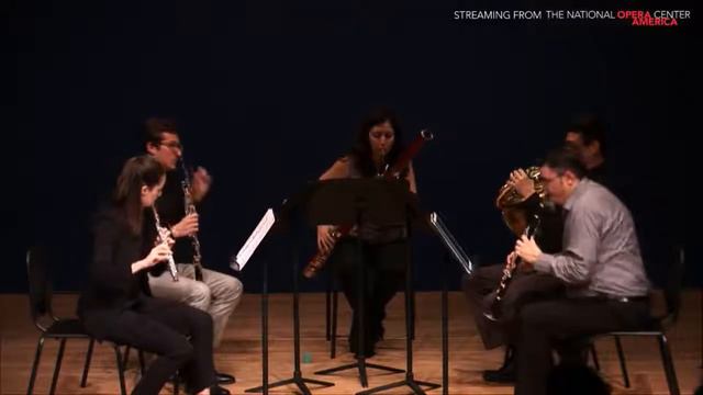 Exponential Ensemble performing Romanza from John Harbison's Quintet for Winds смотреть онлайн