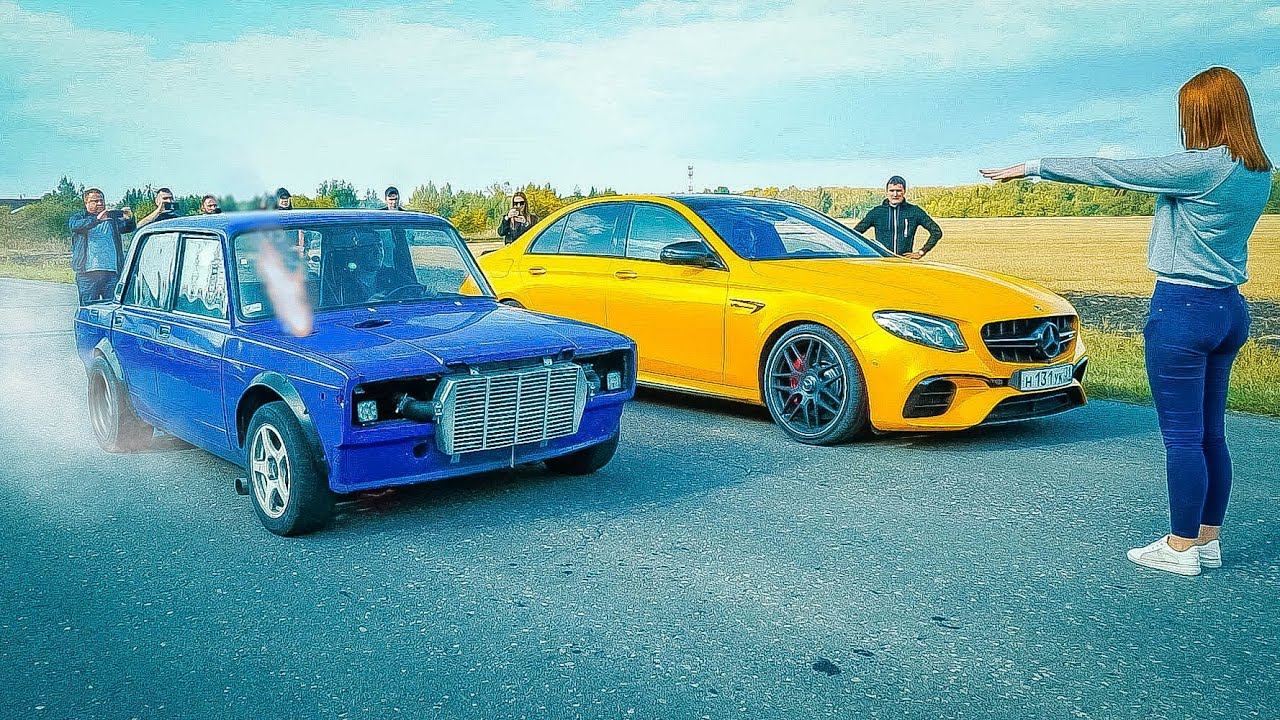 ВСЕ МАЖОРИКИ против ядерной ВАЗ 2107 / МОНСТР из ГАРАЖЕЙ смотреть онлайн