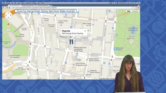 Maps Live: Place Autocomplete in the Google Maps JavaScript API смотреть онлайн