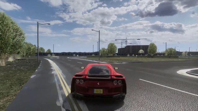 BIG TURBO FERARRI 812 SUPERFAST DOWN LAKESIDE LONDON ROADS! смотреть онлайн