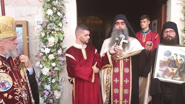 2023 06 04 Литија на храмовни празник цркве Свете Тројице у Будви - о. Рафаило смотреть онлайн