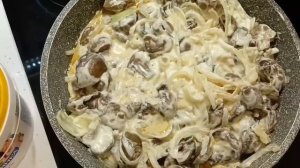 Как вкусно приготовить шампиньоны на сковородке. Жена в конце оценила