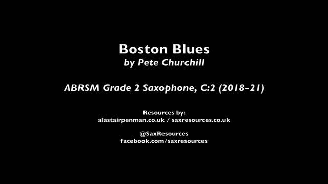 Boston Blues by Pete Churchill (ABRSM Grade 2 Saxophone) смотреть онлайн
