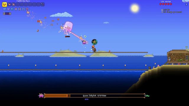 Thorium | Queen Jellyfish No-hit (expert mode) | Bard Class смотреть онлайн