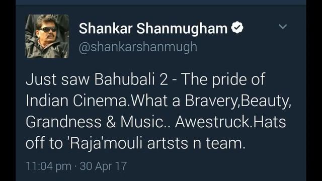 Director S Shankar Sensational Comments On Baahubali 2 Movie|Prabhas|Rajamouli|Anushka|Rana смотреть онлайн