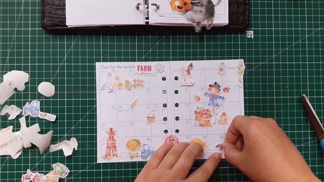 Оформляем разворот на месяц в стиле ОСЕННЯЯ ФЕРМА/Plan with me AUTUMN FARM смотреть онлайн