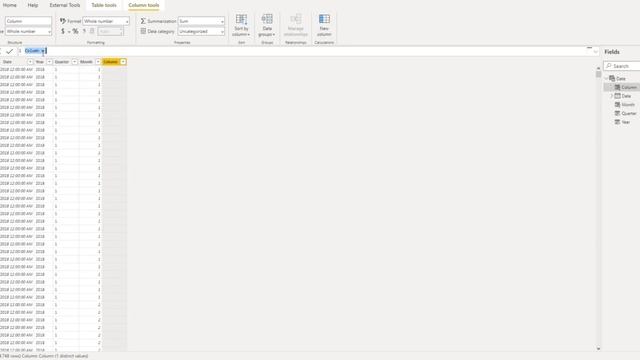 Create a Calendar Table with Power BI DAX смотреть онлайн