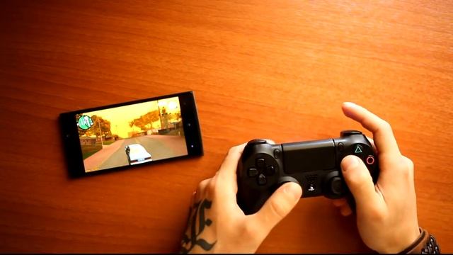 Как подключить dualshock 4 к телефону?! Без левых программ, и шнуров! смотреть онлайн
