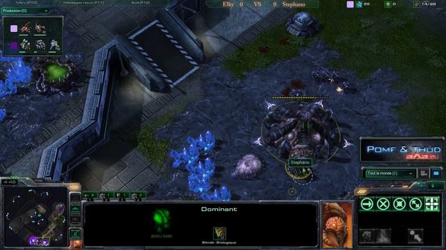 (PA004) Elky vs Stephano - TvZ - Poker Academie SC2 Cup - Starcraft 2 Replay [FR] смотреть онлайн