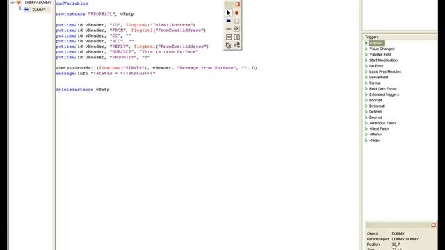 Uniface UPOPMAIL SMTP integration смотреть онлайн