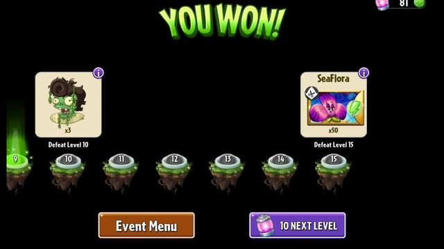 Big Beach Brawl Thymed Event Playthrough - Plants vs. Zombies 2 смотреть онлайн