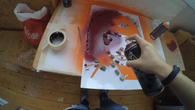 Поп-арт портрет. (Multilayer Stencil) смотреть онлайн