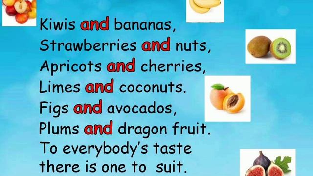 Sight Word Poetry//a/and/are ✔Відеоурок