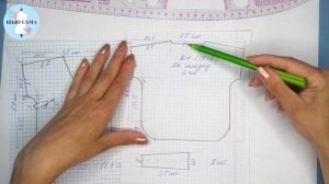 Выкройка блузки с запахом и завязками. Простой крой. Blouse pattern. Канал ШЬЮ САМА