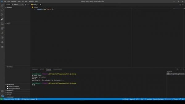 VSCode - Setup Javascript Debugger