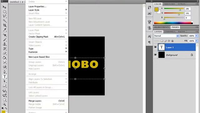 Изображение в цветных квадратах в Photoshop смотреть онлайн