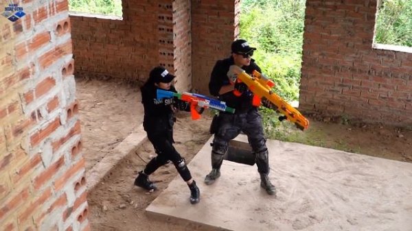 Nerf Guns War : Task S.W.A.T Of SEAL TEAM The Next Level Fight MR.Black Of Dangerous Team Criminals