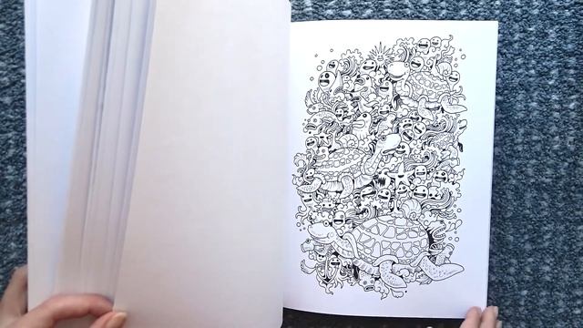 Раскраска DOODLE INVASTON вторжение дудлов / Обзор смотреть онлайн