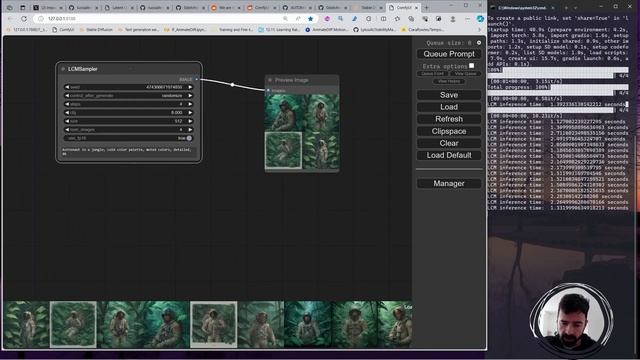 Stable Diffusion 10FPS Subsecond Speeds! смотреть онлайн