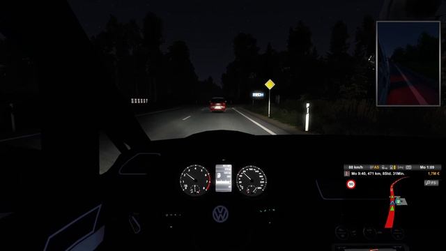 ETS 2 Volkswagen Caddy (long drive) смотреть онлайн