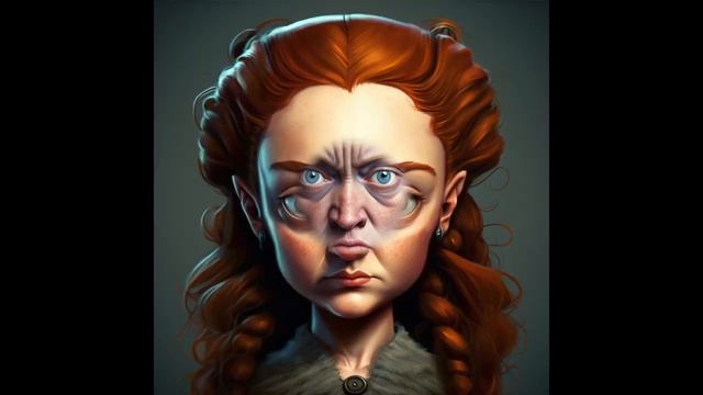 Герои Игры престолов в карикатурном стиле от нейросети смотреть онлайн