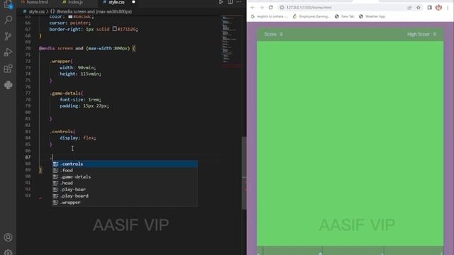 Day-01 Coding a Snake Game No Talking 100-Day 100 projects | Html and CSS | JavaScript#coding#gamin смотреть онлайн