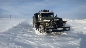 По зимнику на Урале