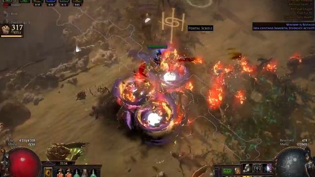 Path of Exile 3.5 Fliker striker and Betryal смотреть онлайн