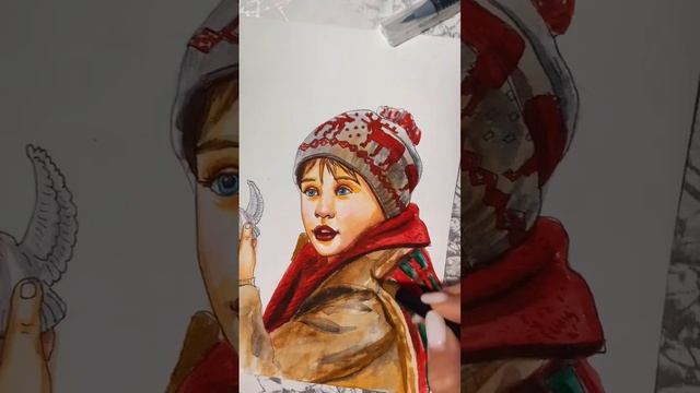 Готовы смотреть новогодние фильмы и украшать дом? #sketch #art #illustration смотреть онлайн