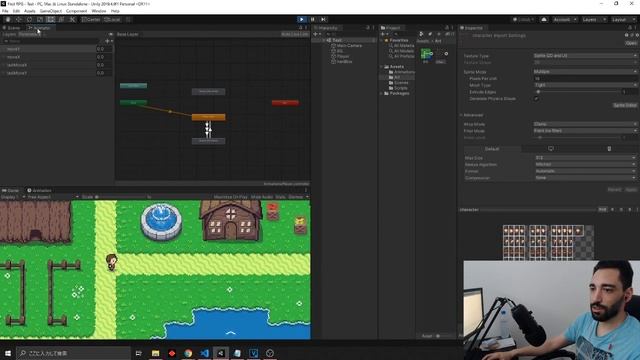 Making My First Golden Sun RPG Like Game With Unity - Creating A Gaming Company Episode 3 смотреть онлайн