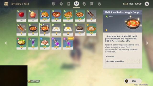 GUIDE: Delicious Radish Veggie Soup Plus Cooking Proficiency  - Genshin Impact