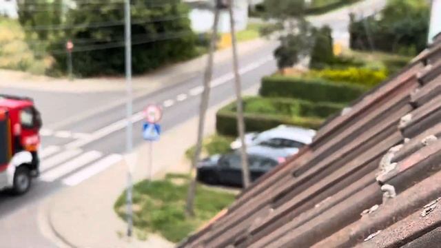 [Trąby] Alarmowy Dojazd Renault K440 Moto-Truck 6x6 GCBA 9/60 391[F]26 JRG Słubice Do Zdarzenia