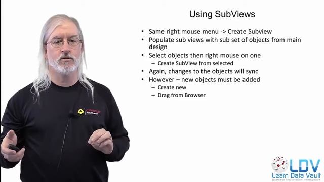 Oracle SQL Developer Data Modeler Jump Start: Using Subviews смотреть онлайн