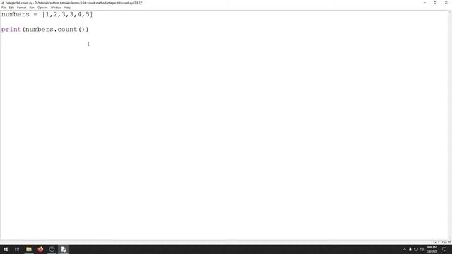 Python - Lesson - 9 - List Count Method смотреть онлайн