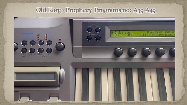 #vintage#korg#prophecy#physicalmodeling#patches#sound#program#vintage#synthesizer#oldkorg#apollo440 смотреть онлайн